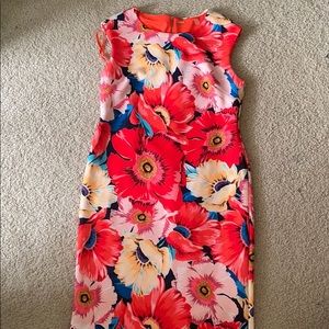 Tahari Floral Sheath Dress